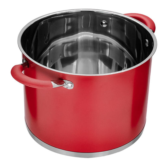 Olla alta acero inoxidable con tapa 7 L AS26 Qualité – vista 4