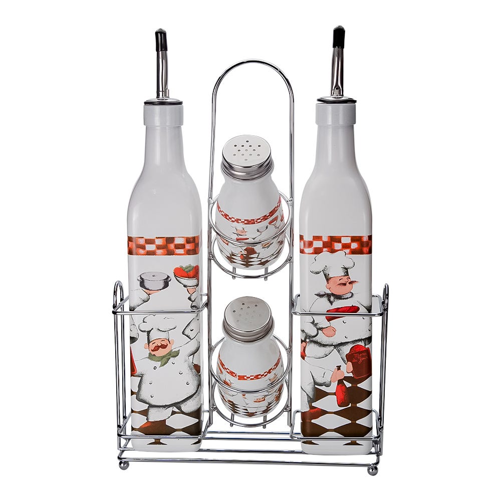 Juego de dispensadores de aceite 5 piezas ATA0925 Home Addict