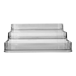 Contenedor para refrigerador de plástico de tres niveles AA8815 Home Addict
