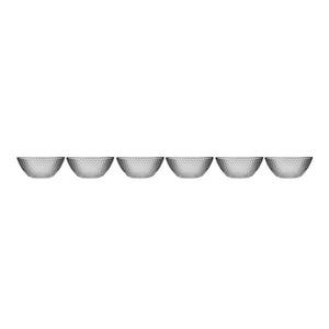Juego de tazones de vidrio 330 ml 6 piezas BS549/6-1GP CARALEE Kim Glass
