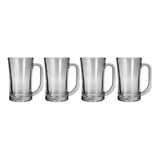 Juego de tarros de vidrio de 350 ml 4 piezas MS1232/4-1GB LINCOLN Kim Glass