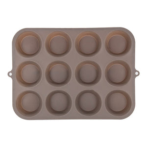 Molde de silicón para 12 panques 75 ml silicón ATS1042 Qualité