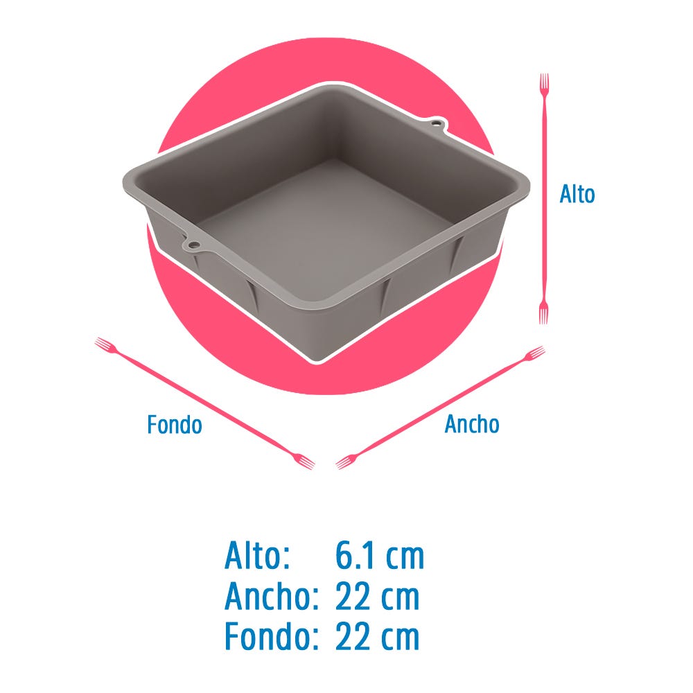 Molde de silicón para pan 1.690 L ATS1047 Qualité