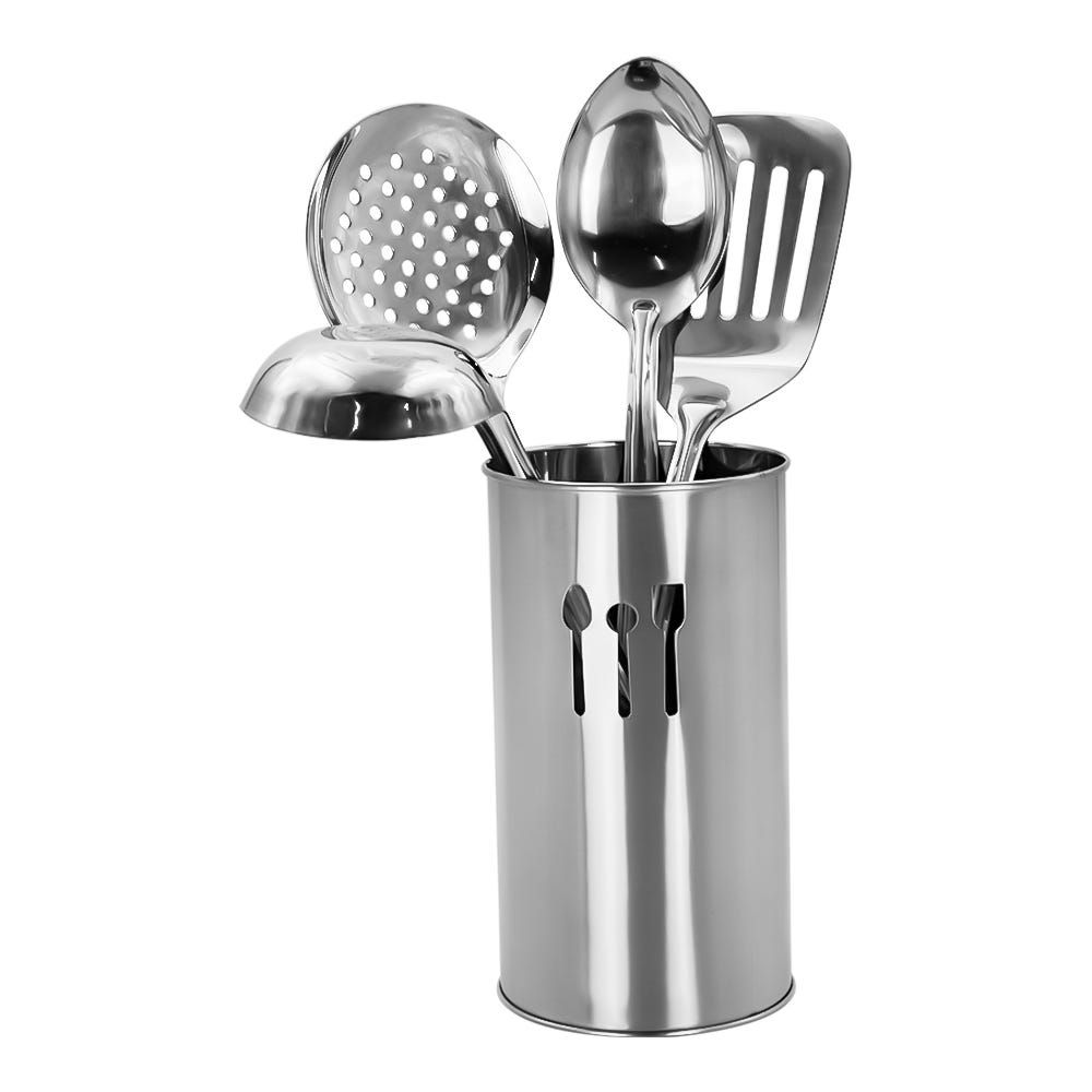 Juego de 4 utensilios de acero inoxidable con base ATA-507 Qualité