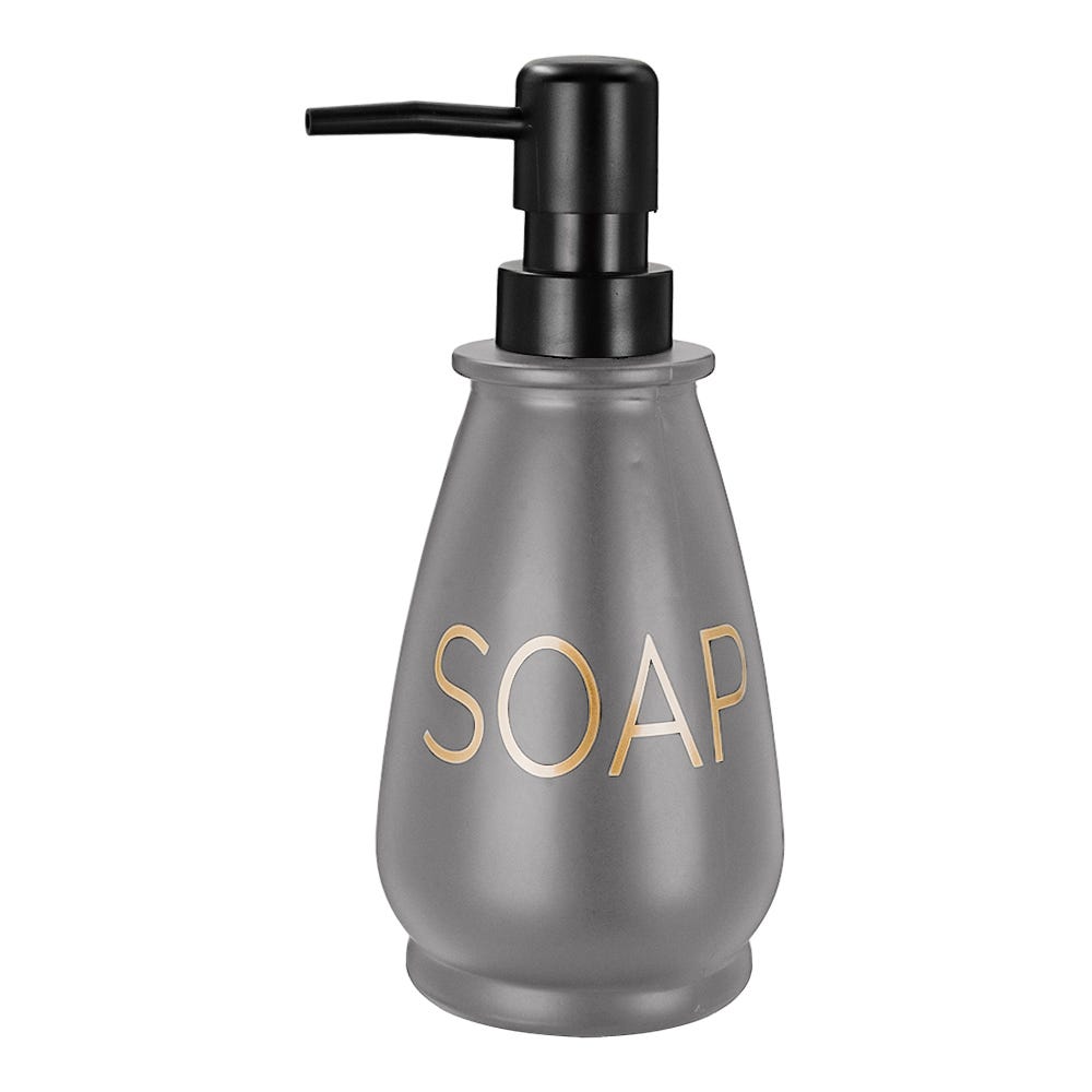 Dosificador de jabón líquido de vidrio 350 ml varios decorados ATALB004 Home Addict