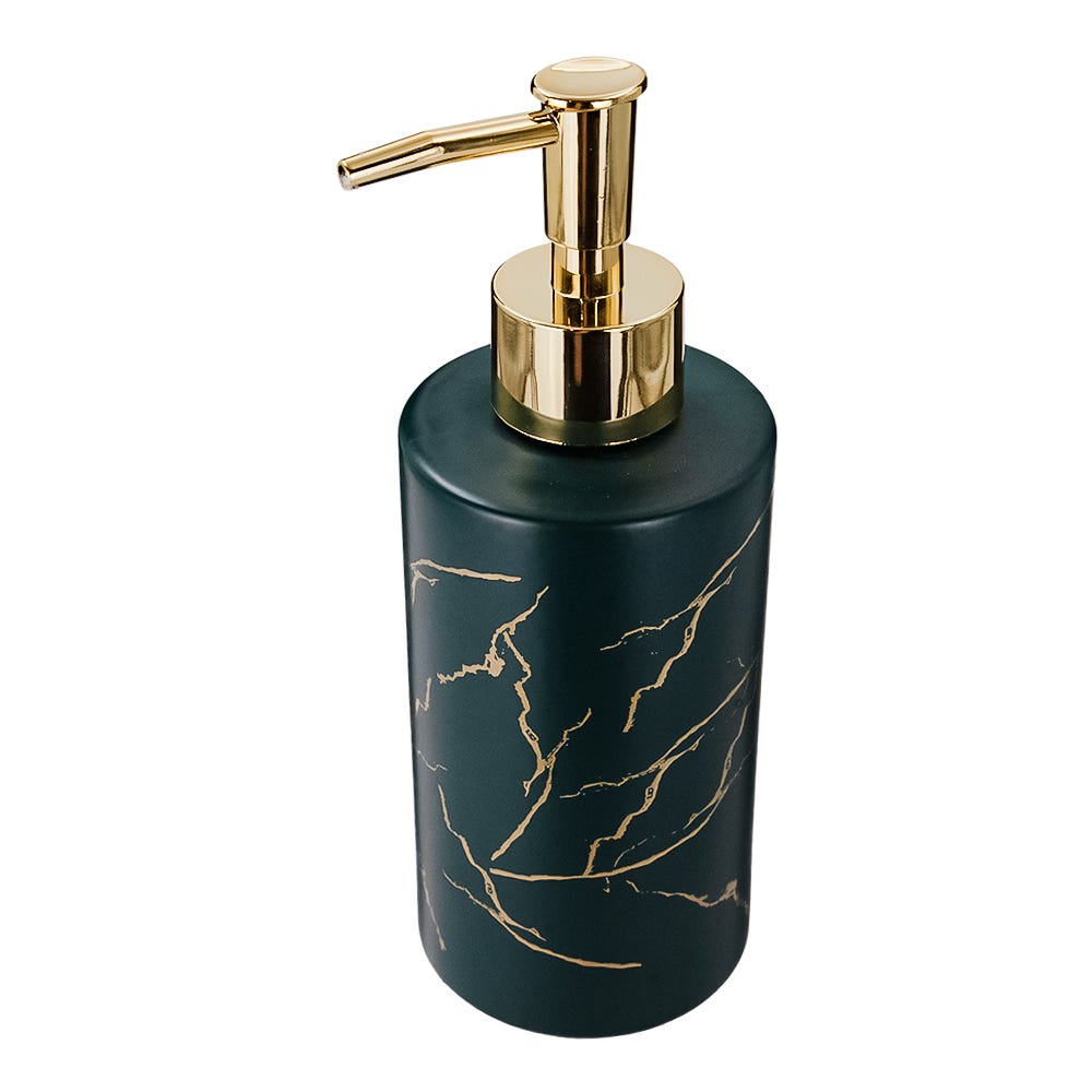 Dosificador de jabón líquido de vidrio 320 ml varios decorados ATALB005 Home Addict