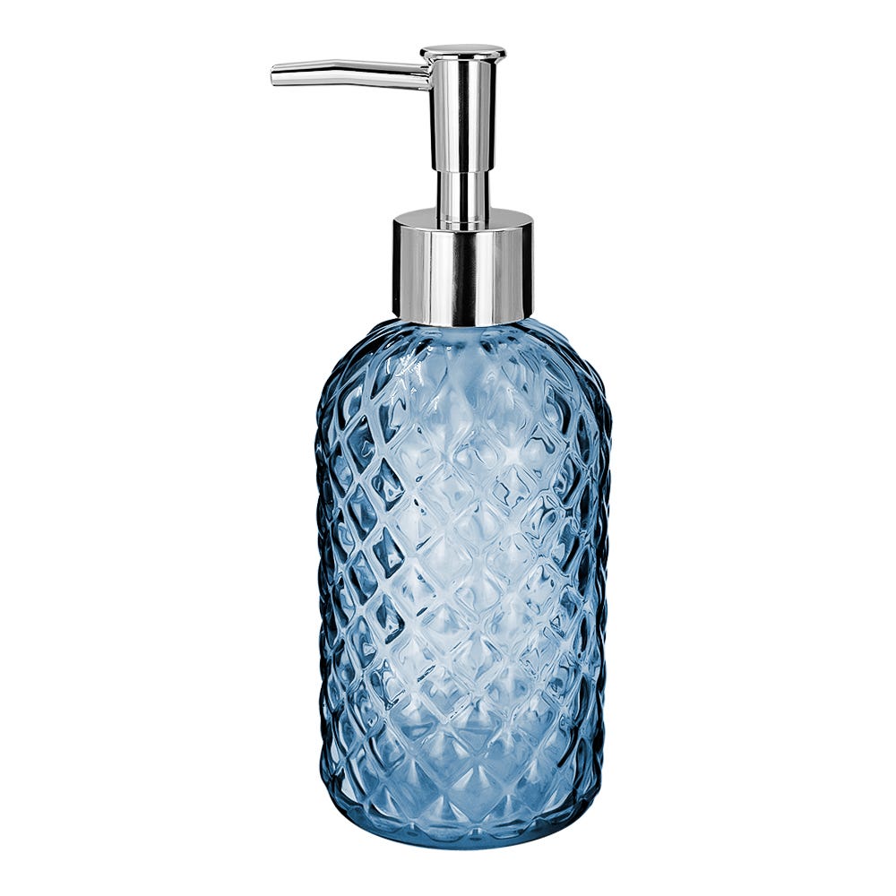 Dosificador de jabón líquido de vidrio 320 ml varios decorados ATALB009 Home Addict