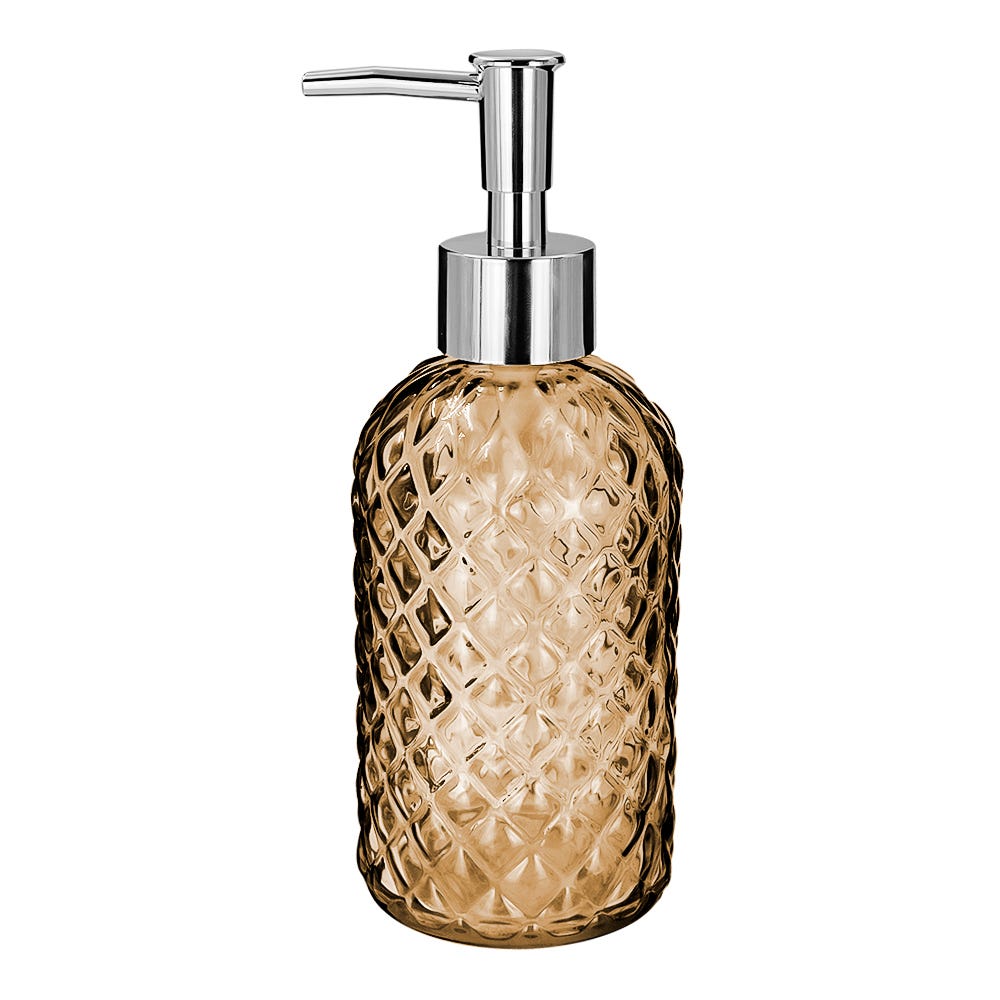 Dosificador de jabón líquido de vidrio 320 ml varios decorados ATALB009 Home Addict