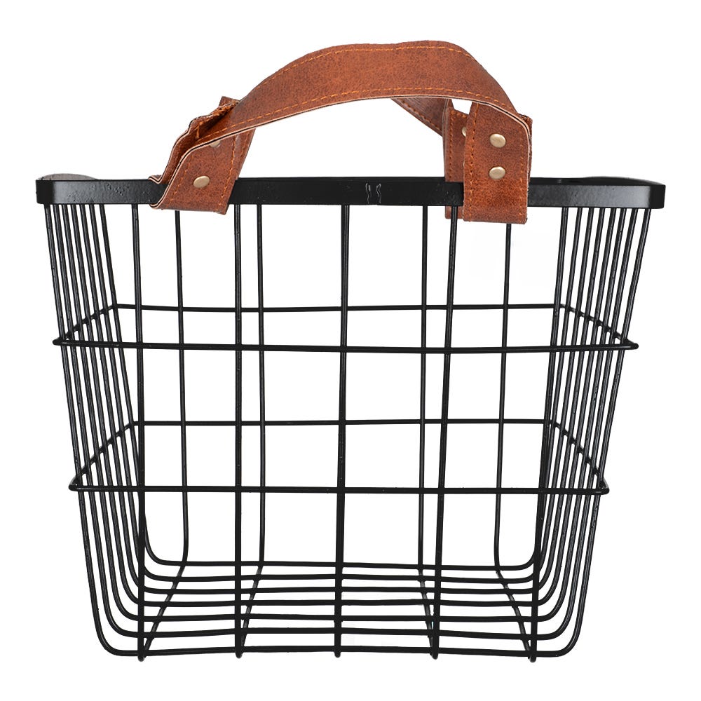Canasta organizadora de acero galvanizado 20.5 x 49.5 x 26 cm 22815 Qualité