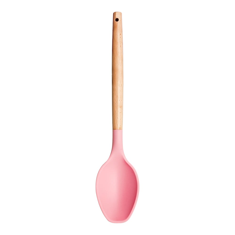 Cuchara de madera y punta de silicón varios colores ATU03E Home Sweet Home
