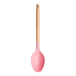 Cuchara de madera y punta de silicón varios colores ATU03E Home Sweet Home