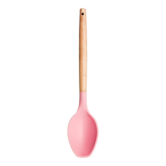 Cuchara de madera y punta de silicón varios colores ATU03E Home Sweet Home