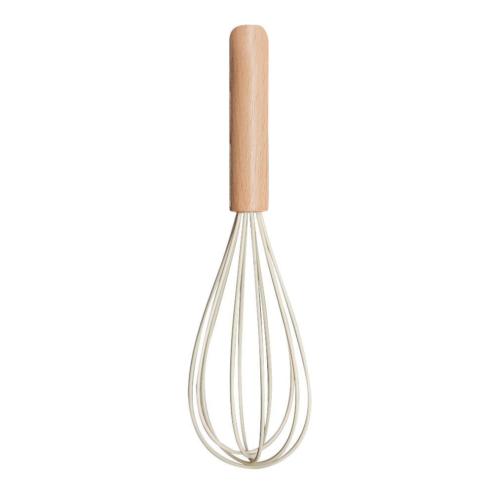 Batidor manual de madera y punta de silicón varios colores ATA24111J Home Sweet Home