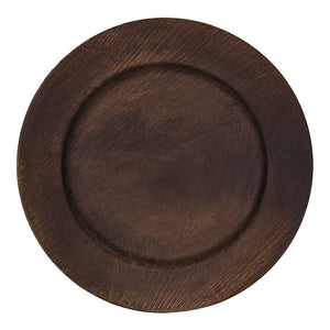 Plato base de plástico imitación madera AP13 Home Sweet Home