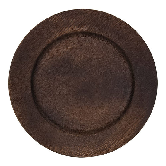 Plato base de plástico imitación madera AP13 Home Sweet Home