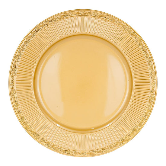 Plato base de plástico dorado AP33 Home Sweet Home