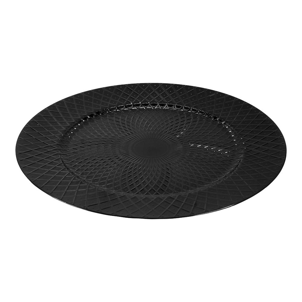 Plato base de plástico negro AP40 Home Sweet Home