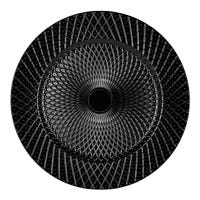 Plato base de plástico negro AP40 Home Sweet Home