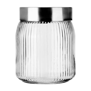 Frasco de vidrio con tapa metálica 880 ml S02-0592-14-AI Home Sweet Home