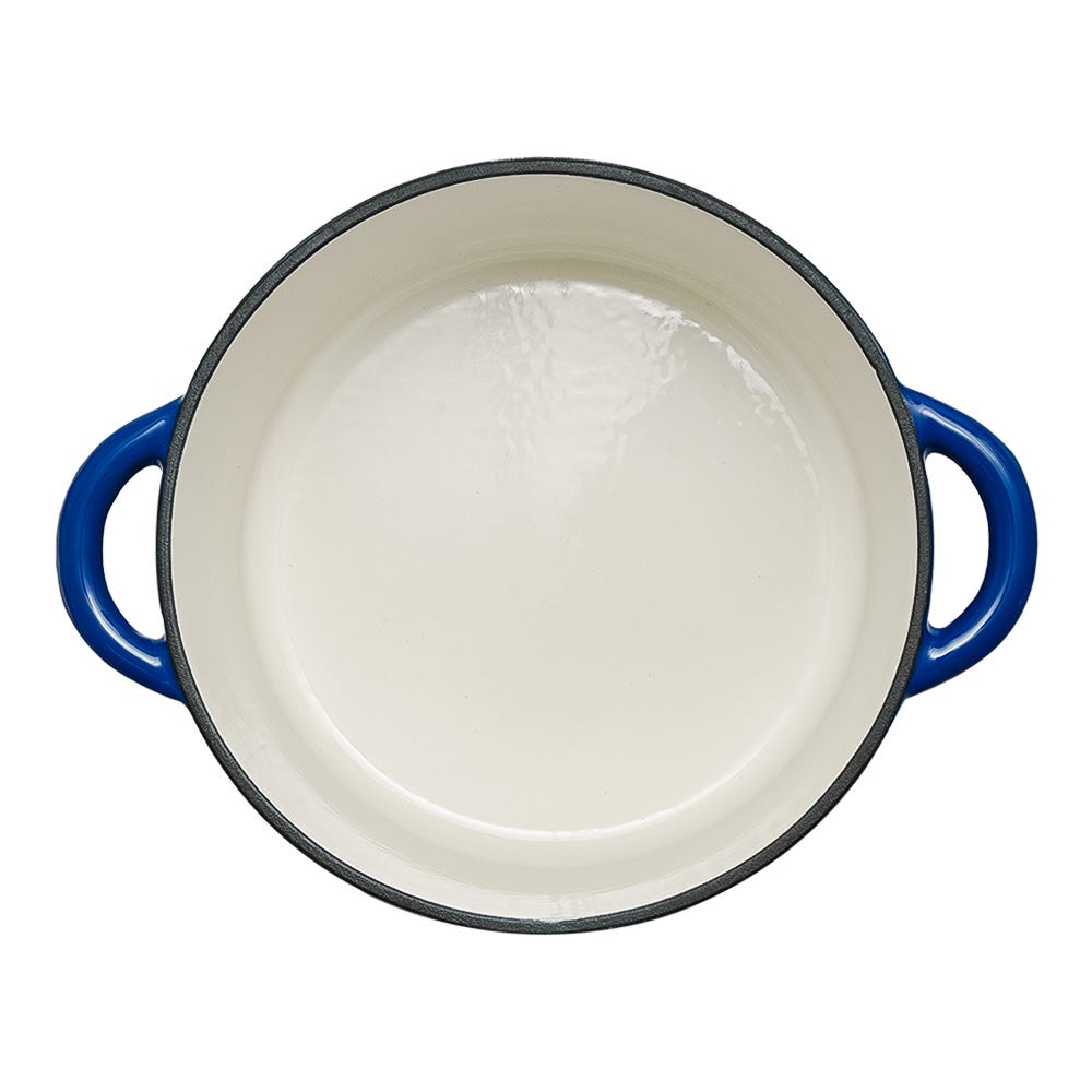 Olla de hierro fundido acabado peltre con tapa 26.2 cm ATA26 Qualité Premium