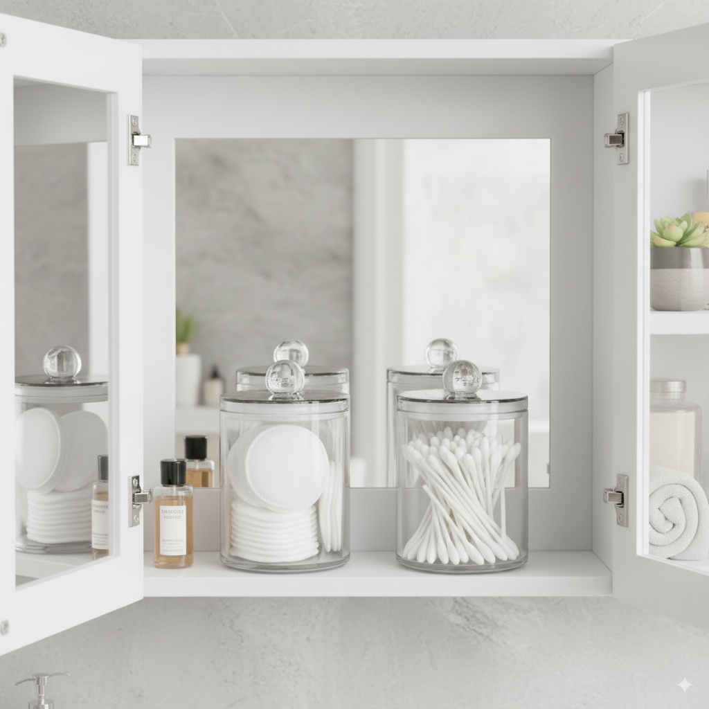 Juego organizador para maquillaje de poliestireno AT114 Home Addict