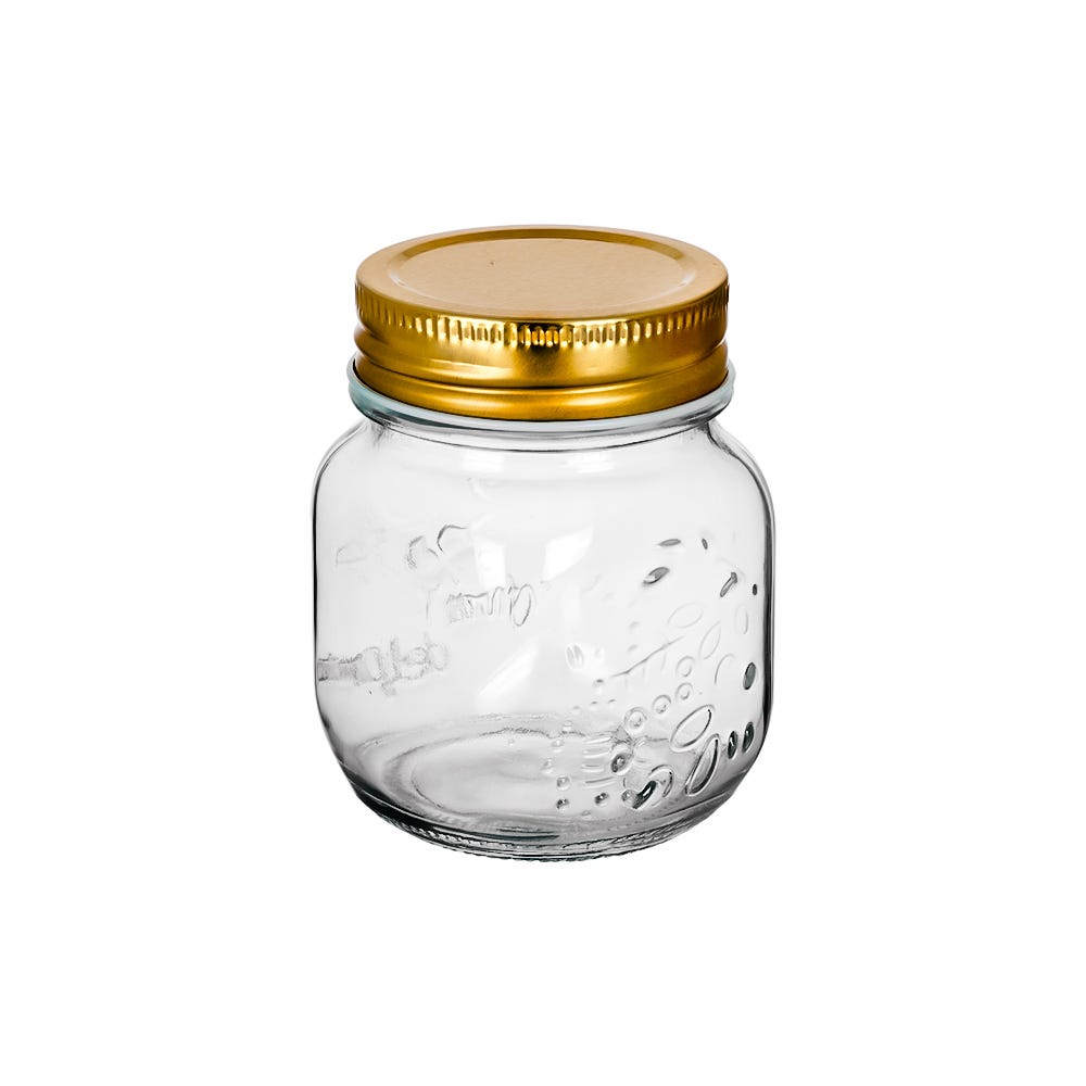 Frasco de vidrio con tapa 100 ml A2532A Home Sweet Home