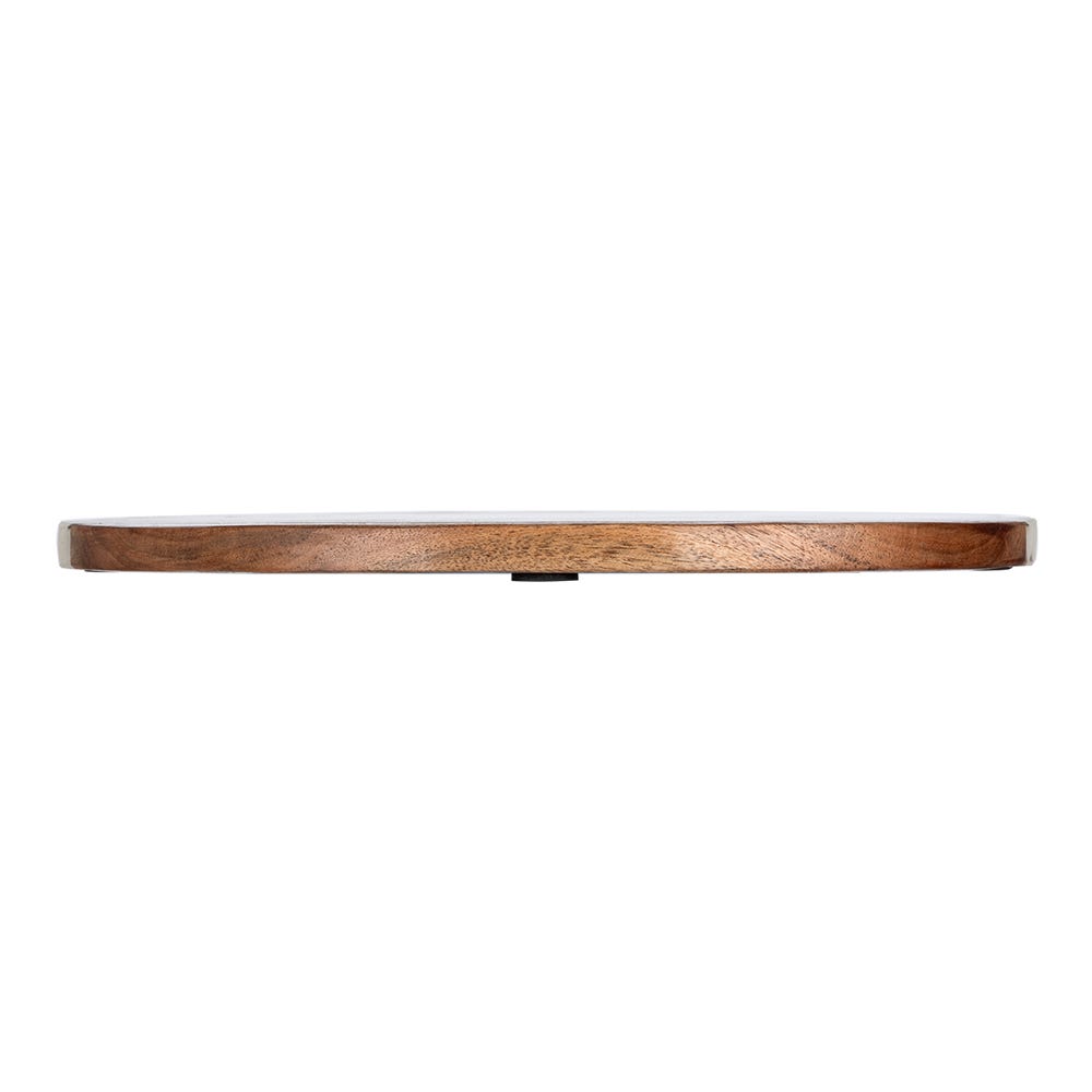 Juego de tabla de mármol con madera y 2 utensilios para servir AD24-3006B Home Sweet Home