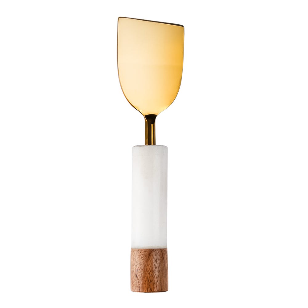 Juego de tabla de mármol con madera y 2 utensilios para servir AD24-3006B Home Sweet Home