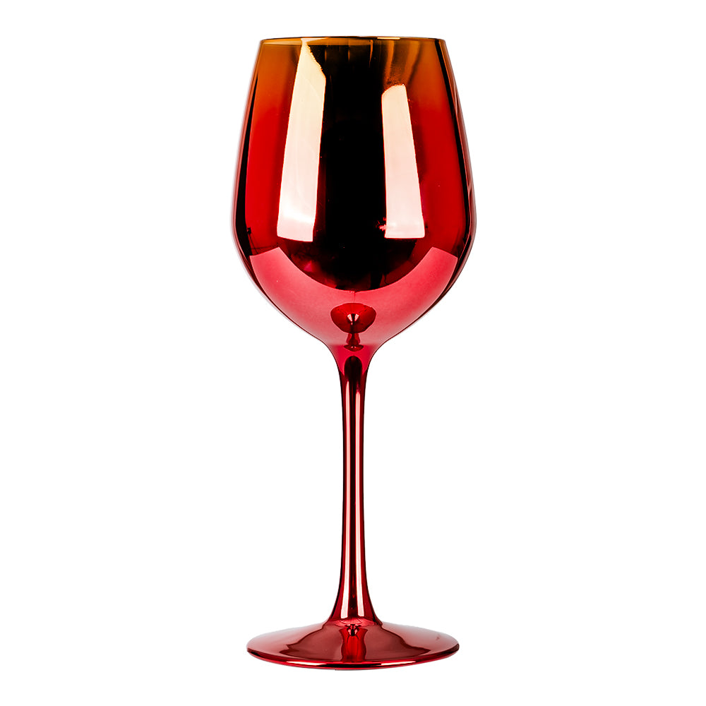 Juego de 3 copas de vidrio para vino 300 ml varios colores ATD3151 Home Sweet Home