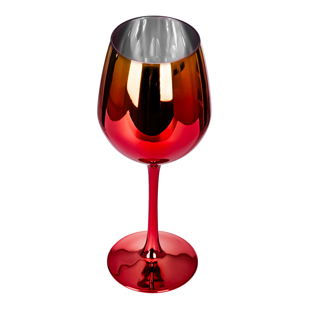 Juego de 3 copas de vidrio para vino 300 ml varios colores ATD3151 Home Sweet Home