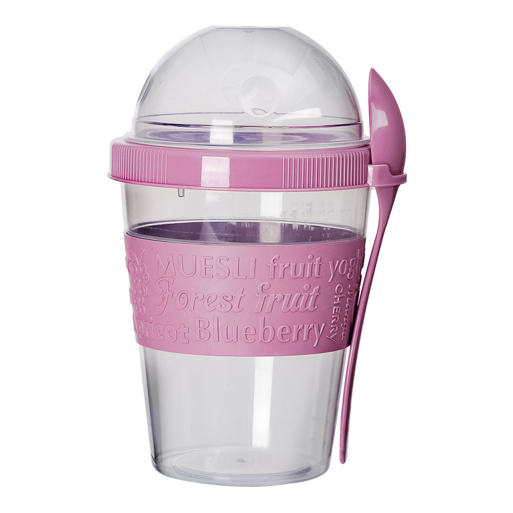 Contenedor doble compartimento con cuchara 600 ml AP-9199 Titiz