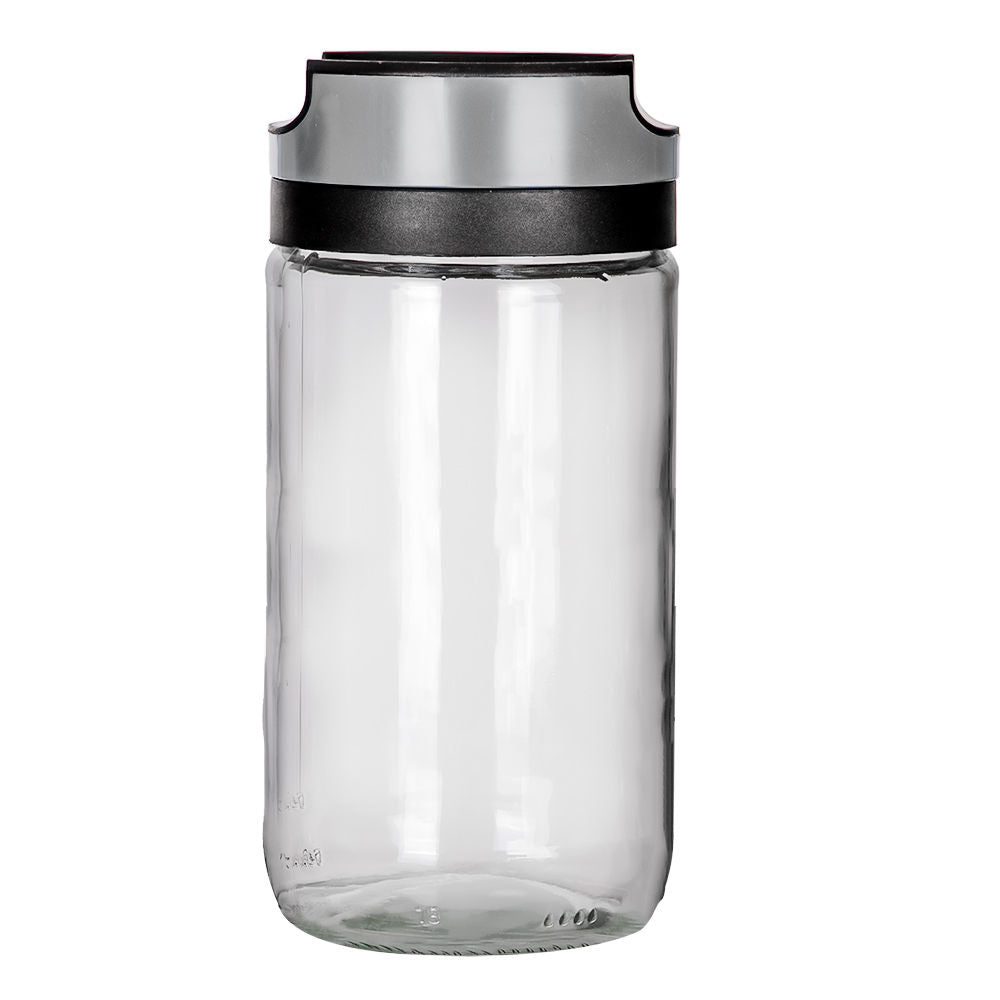 Frasco de vidrio con tapa hermética 1 litro KC-424 Titiz
