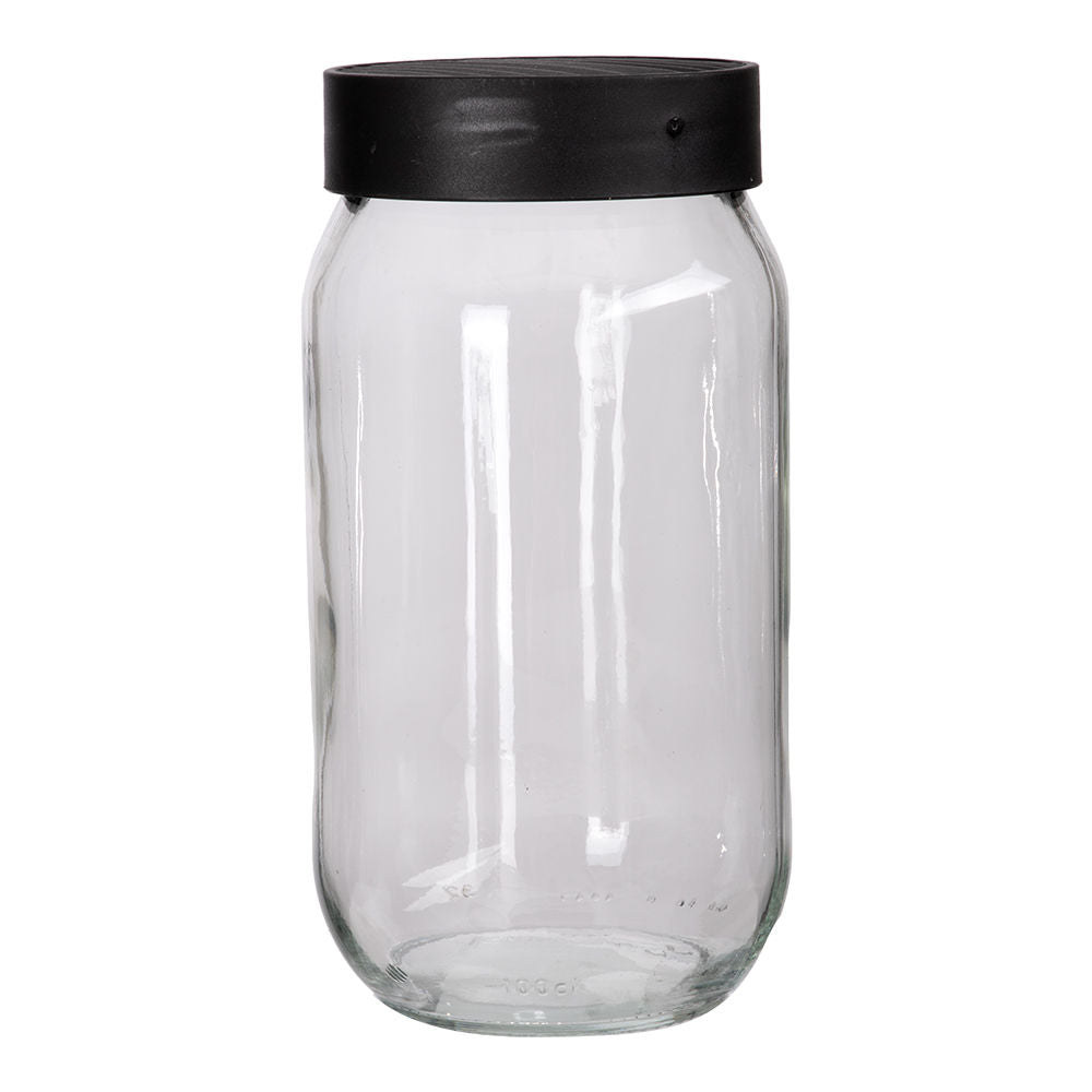 Frasco de vidrio con tapa hermética 1 litro KC-287 Titiz