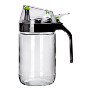 Aceitera de vidrio con tapa plástica con dosificador 660 ml KC-345 Titiz