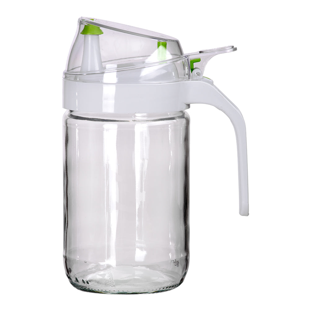 Aceitera de vidrio con tapa plástica con dosificador 660 ml KC-345 Titiz