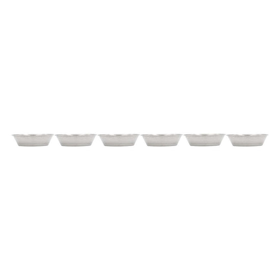 Juego de 6 salseras 6*2 cm
