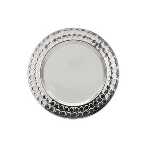 Platón de acero inoxidable diseño diamante 32 cm