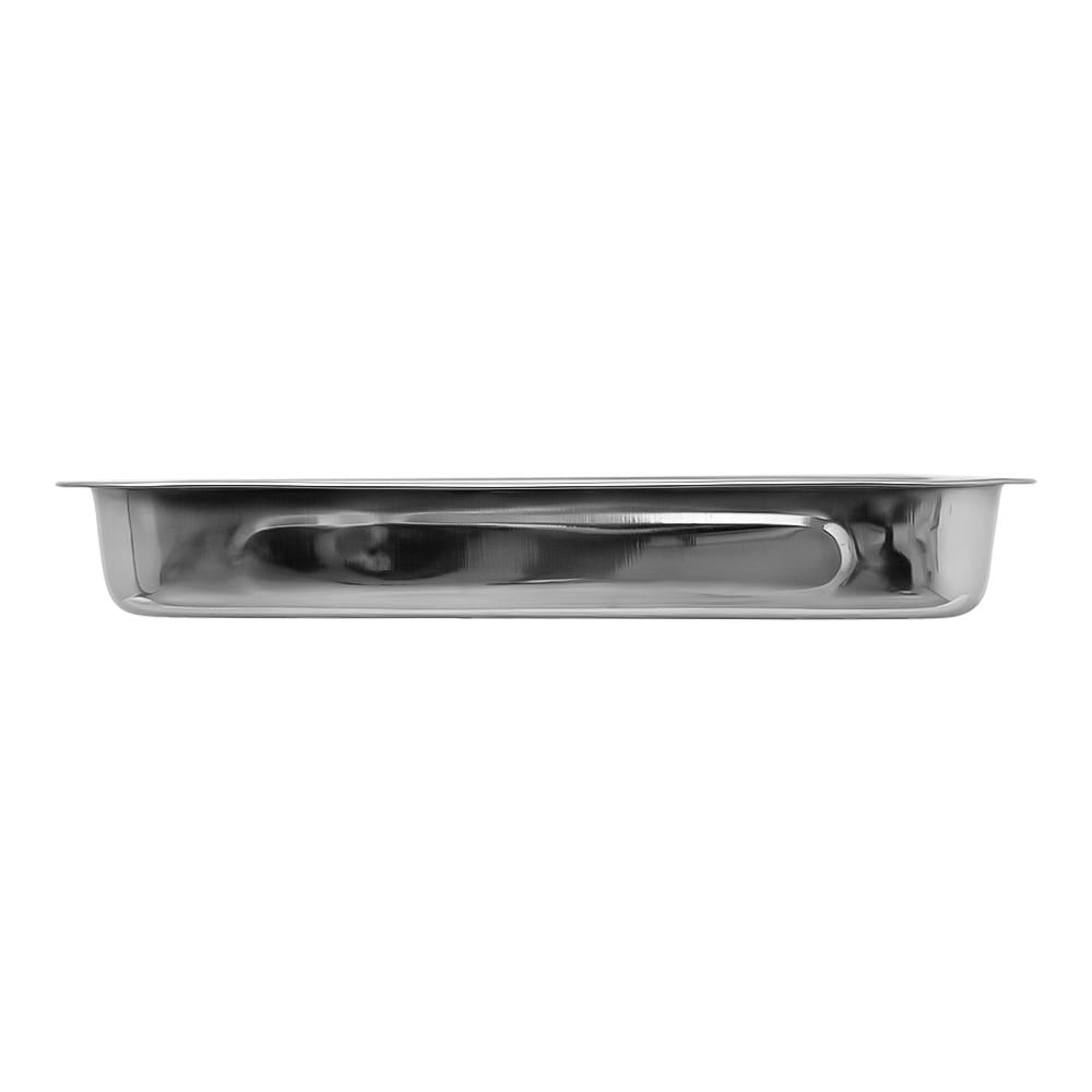 Charola de acero inoxidable para Hornear 40 X 29 x 5.5 cm ATA -507 Qualité