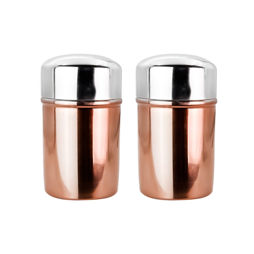 Especiero de acero inoxidable decoración cobre 5.5 x 9 cm 80908/Cp Qualité