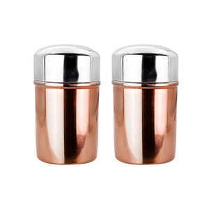 Especiero de acero inoxidable decoración cobre 5.5 x 9 cm 80908/Cp Qualité