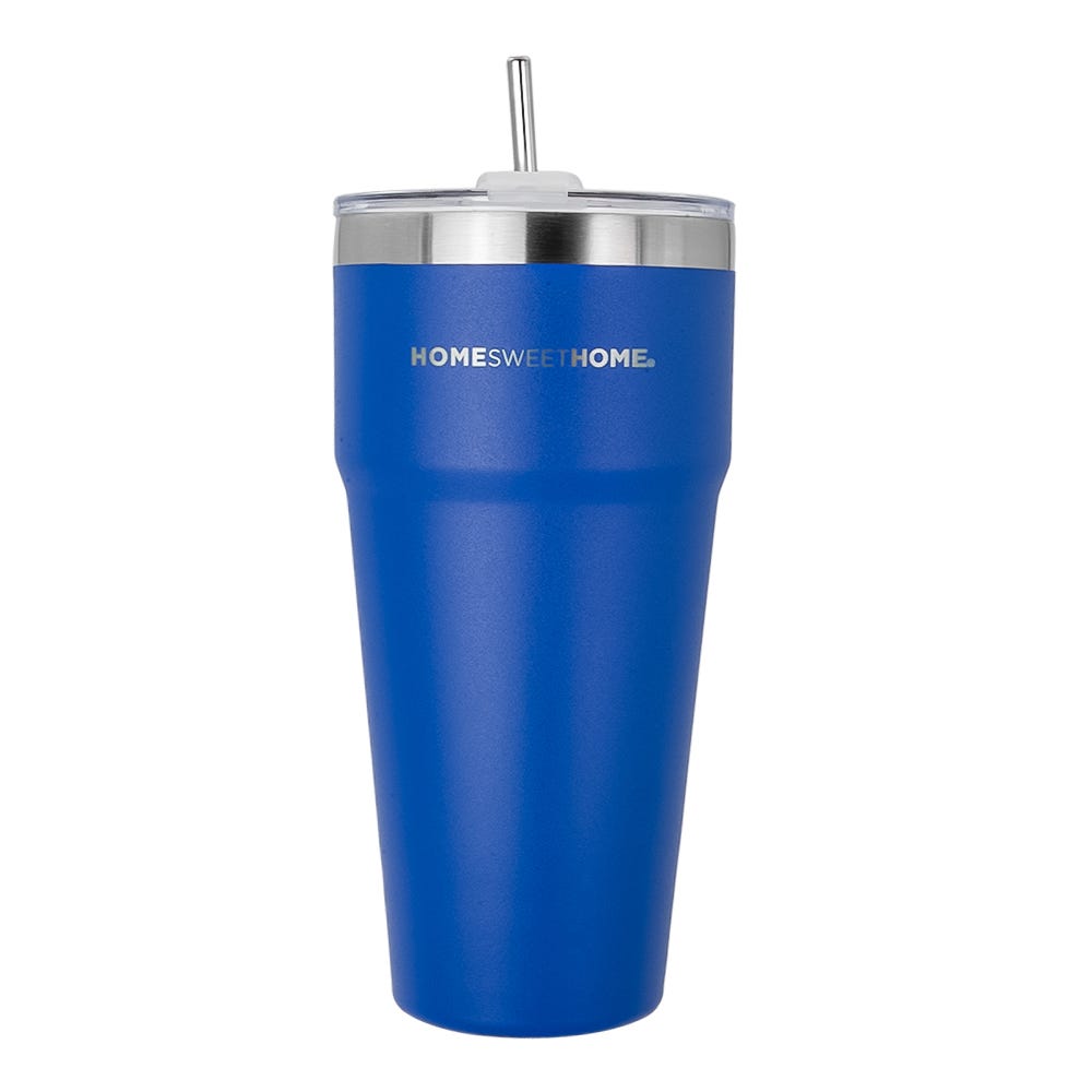 Thermo de acero inoxidable de doble pared con tapa rosca 765 ml ATS-253 Home Sweet Home