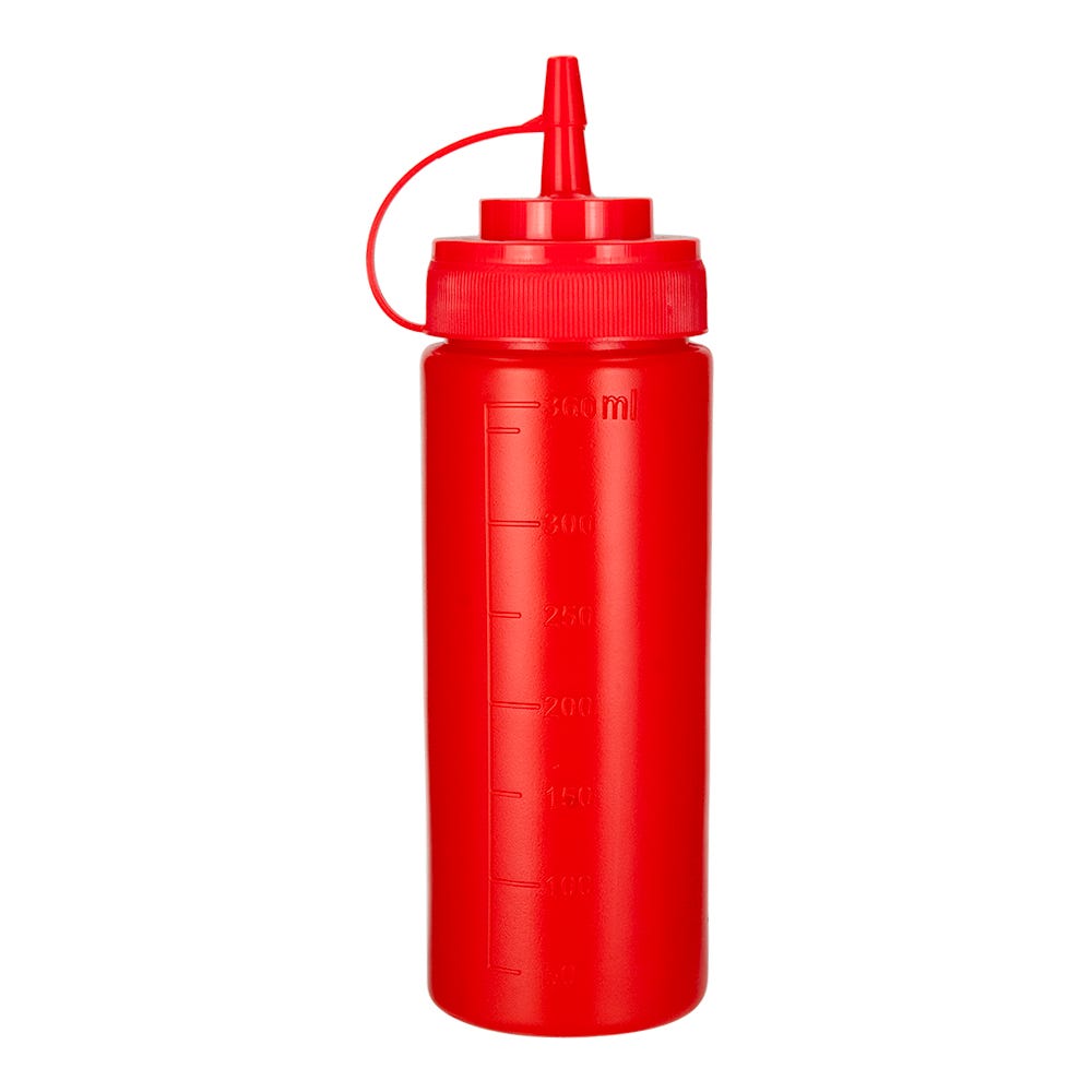 Botella para aderezos de polietileno 360 ml varios colores AB561 KSA