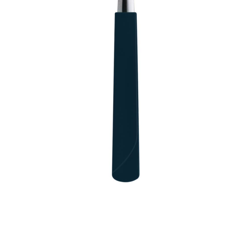 Tenedor de mesa acero inoxidable mango plástico azul marino 2 Simonaggio