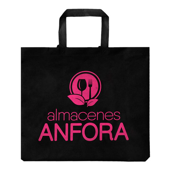 Bolsa ecológica non woven negro GM-24 Almacenes Ánfora