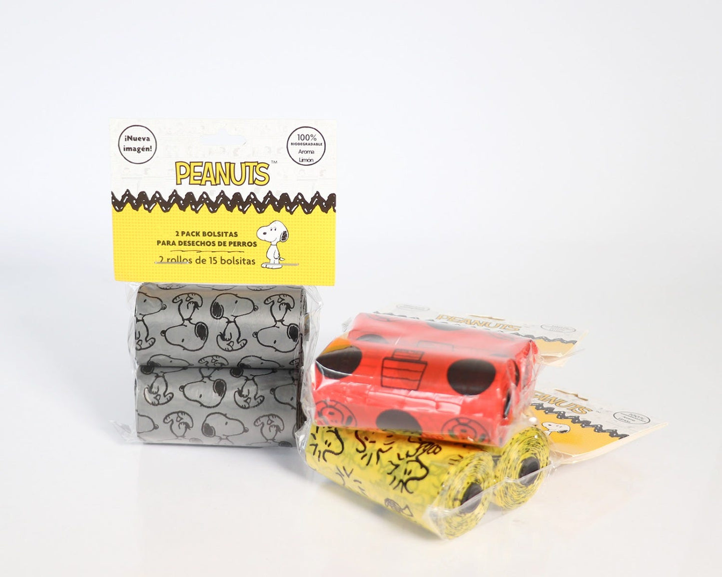 Bolsitas para desechos de perros 2 rollos WBP-001-2 Peanuts