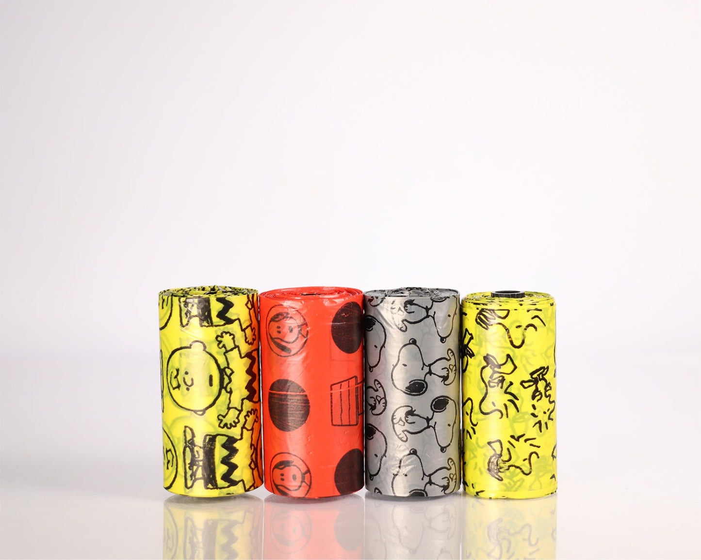 Bolsitas para desechos de perros 4 rollos WBP-002-4 Peanuts