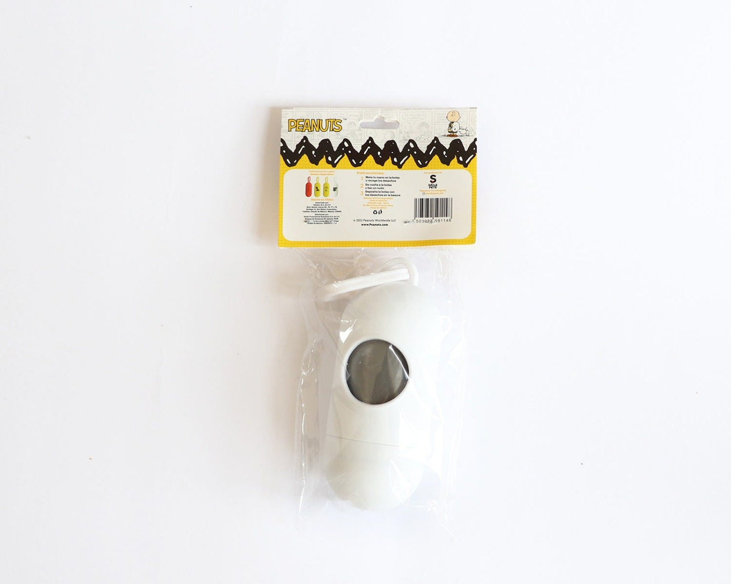 Dispensador de bolsitas para desechos de perros dos rollos BDP-002-2 Peanuts