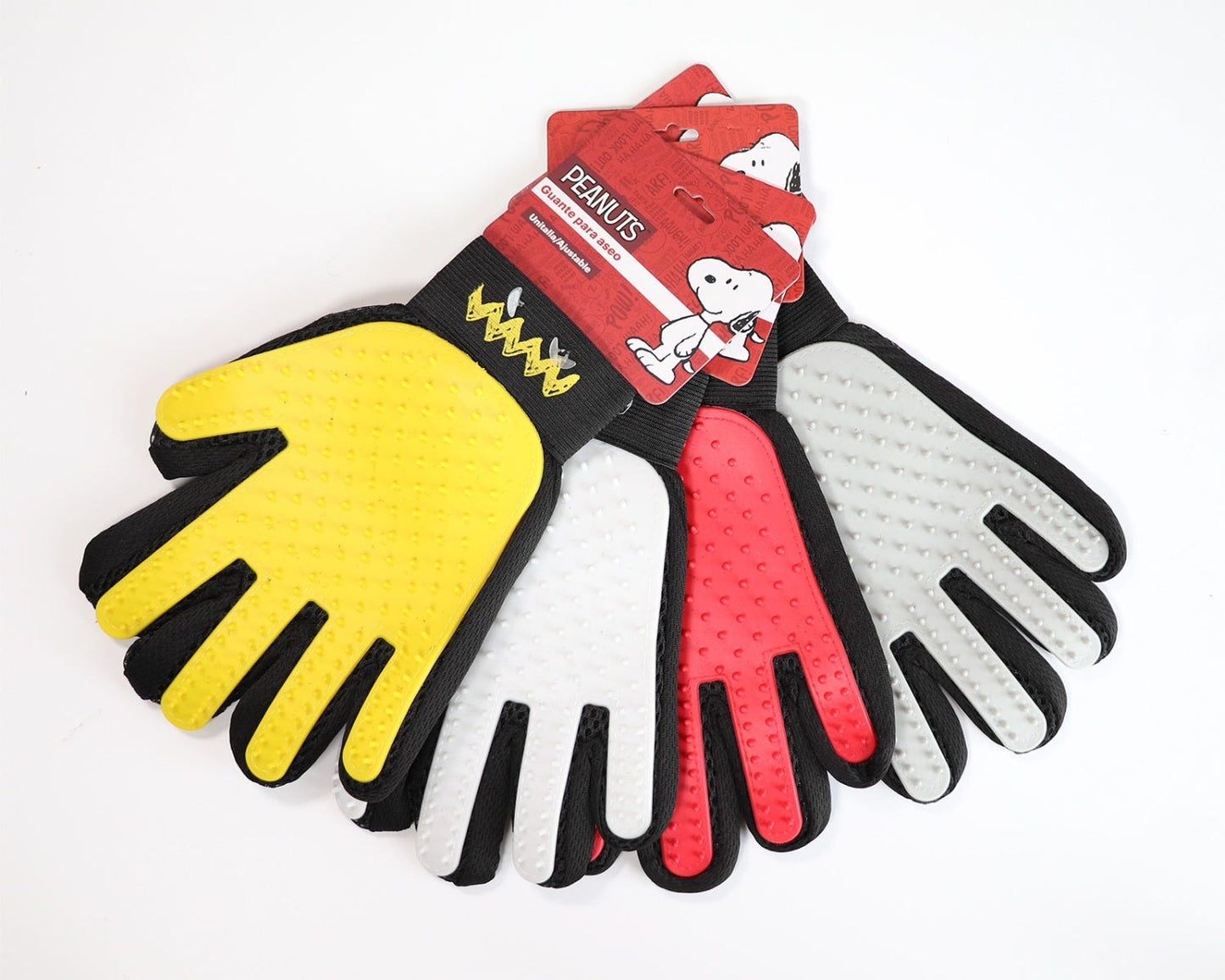 Guante para aseo cepillo unitalla ajustable GC-001 Peanuts