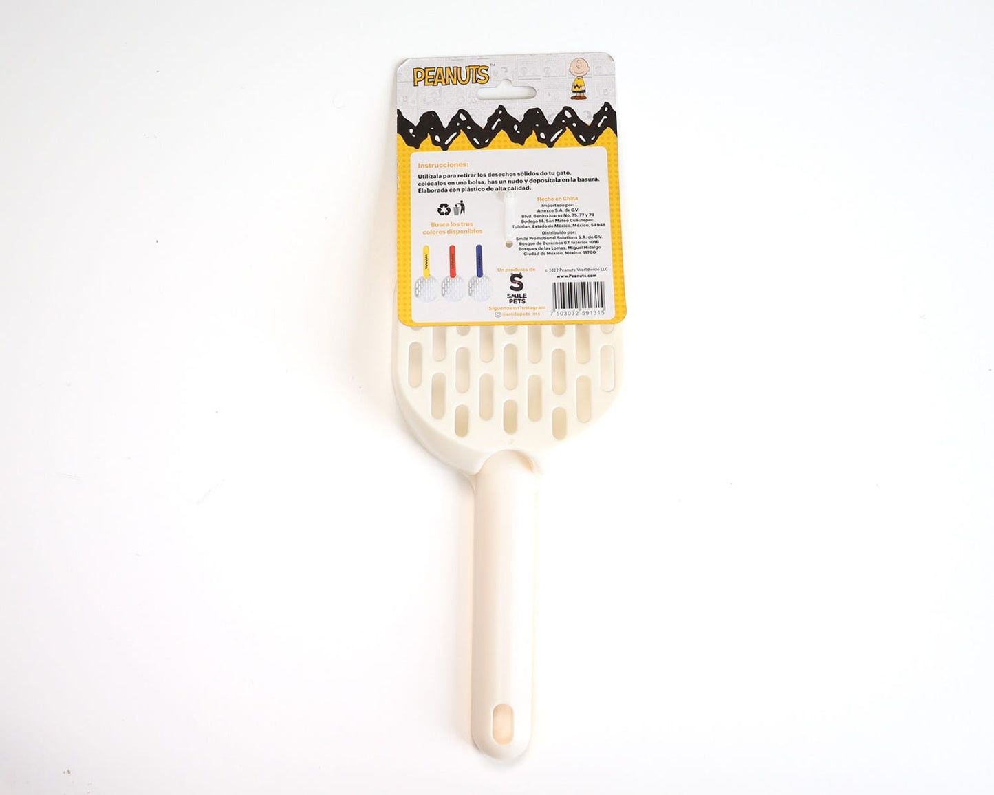 Pala para arena de gato de plástico 26 cm PG-001 Peanuts