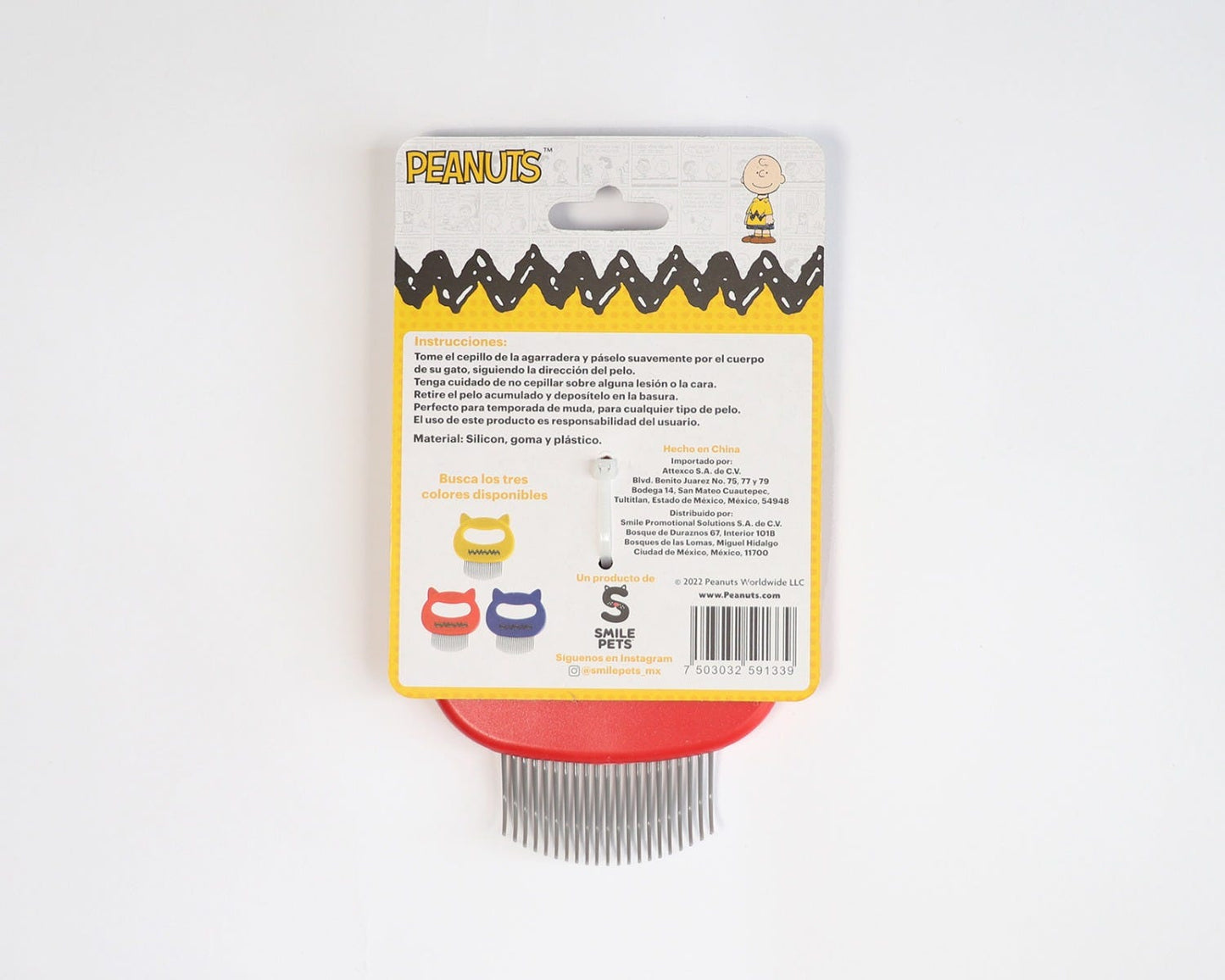 Cepillo para gato de plástico CG-001 Peanuts